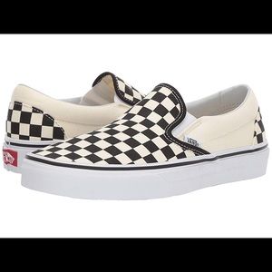NIB Vans Checkered Slip-Ons